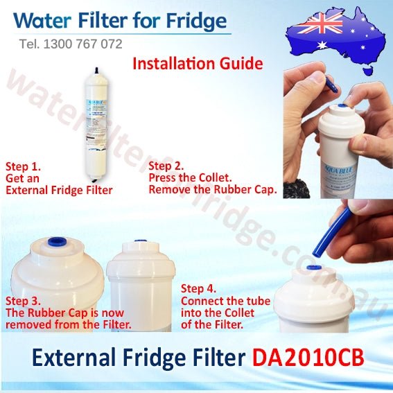 DA2010CB External Fridge Filter with Replacement Air Filter - Suits LG - WATER FILTER DISTRIBUTORS