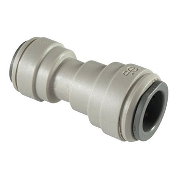 John Guest/DM Fit Grey Acetal Fittngs Reducing Straight Connector PI201210S/AUC0605 3/8 - 5/16 - WATER FILTER DISTRIBUTORS