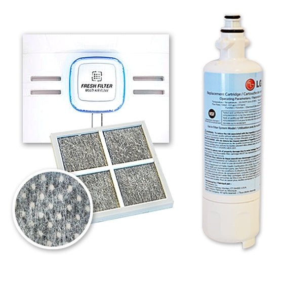 LG fridge filter ADQ36006101 + Fridge Air Filter LT120F(1pack) SET - WATER FILTER DISTRIBUTORS