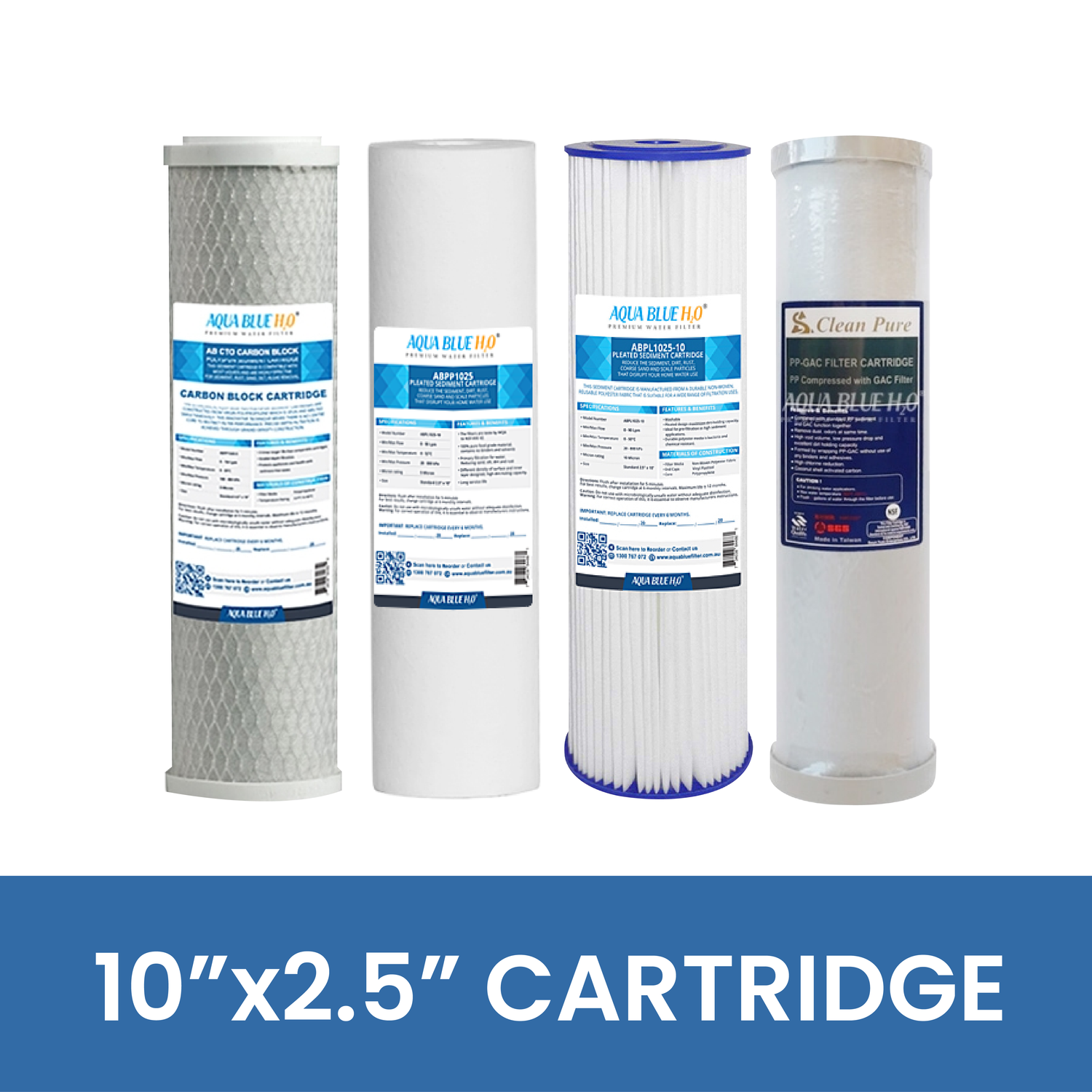 10”x2.5” DIRT/RUST & SEDIMENT CARTRIDGE - WATER FILTER DISTRIBUTORS