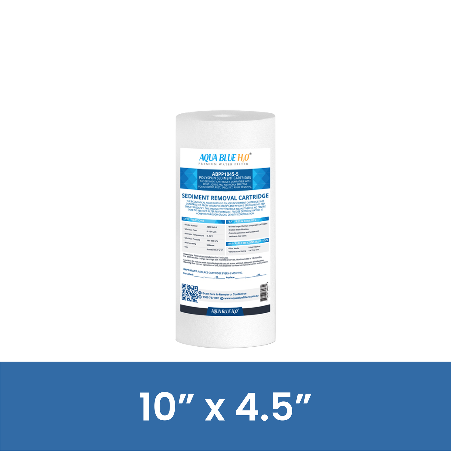 10”x4.5” PP SEDIMENT - WATER FILTER DISTRIBUTORS