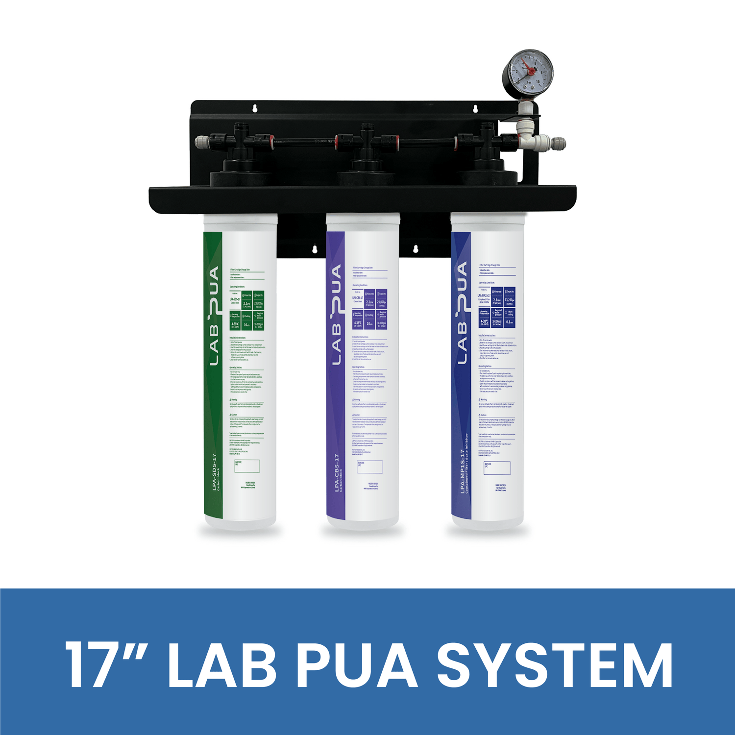 17" LAB PUA SYSTEM - WATER FILTER DISTRIBUTORS