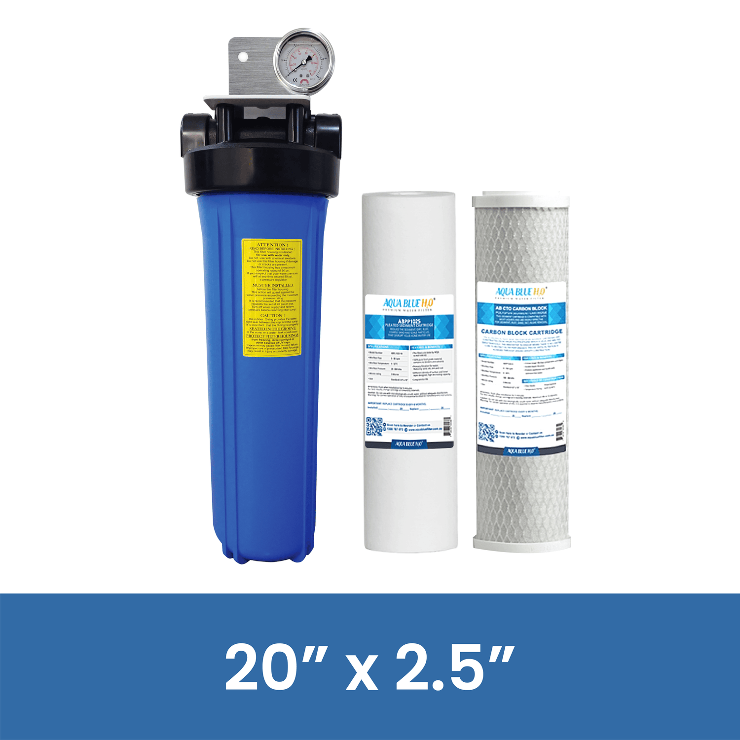 20”x2.5” FILTERS & SYSTEM - WATER FILTER DISTRIBUTORS