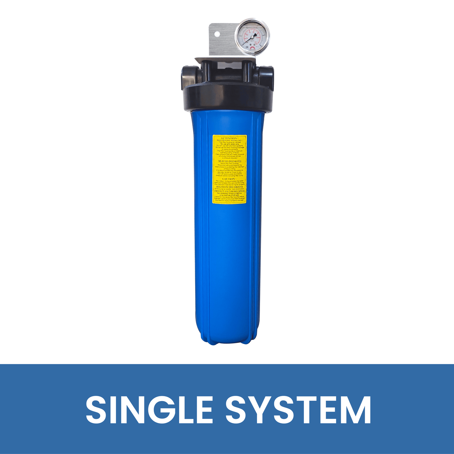20”x2.5” SINGLE SYSTEM - WATER FILTER DISTRIBUTORS