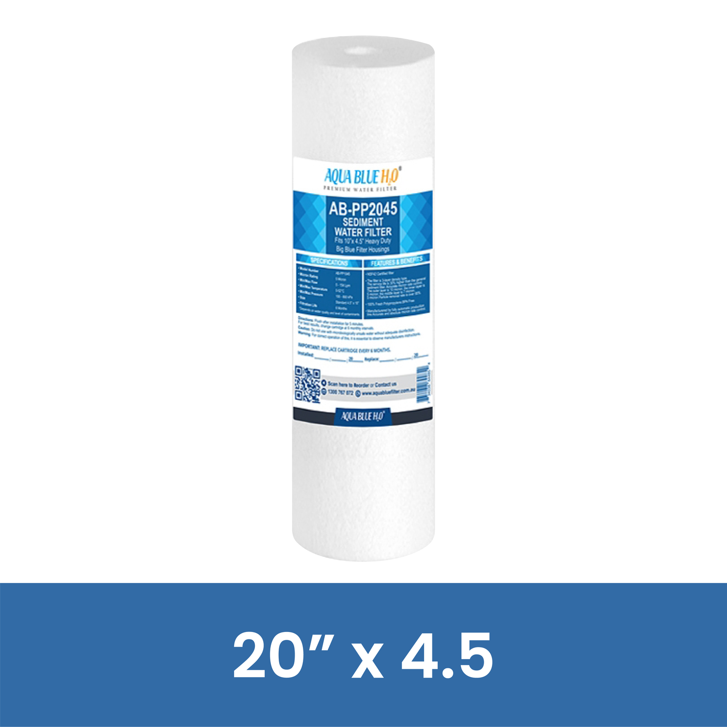 20”x4.5” PP SEDIMENT - WATER FILTER DISTRIBUTORS