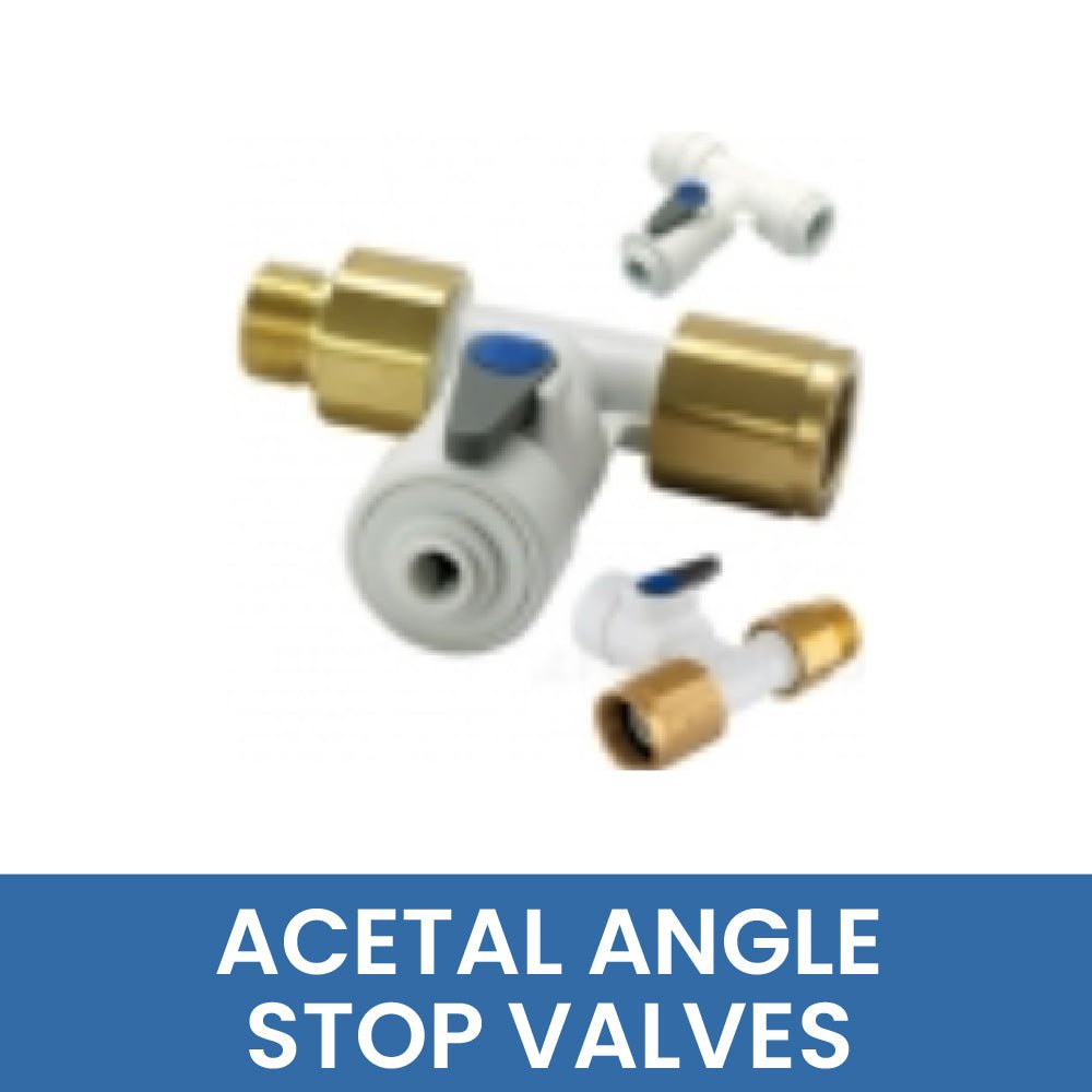 ACETAL ANGLE STOP VALVES - WATER FILTER DISTRIBUTORS