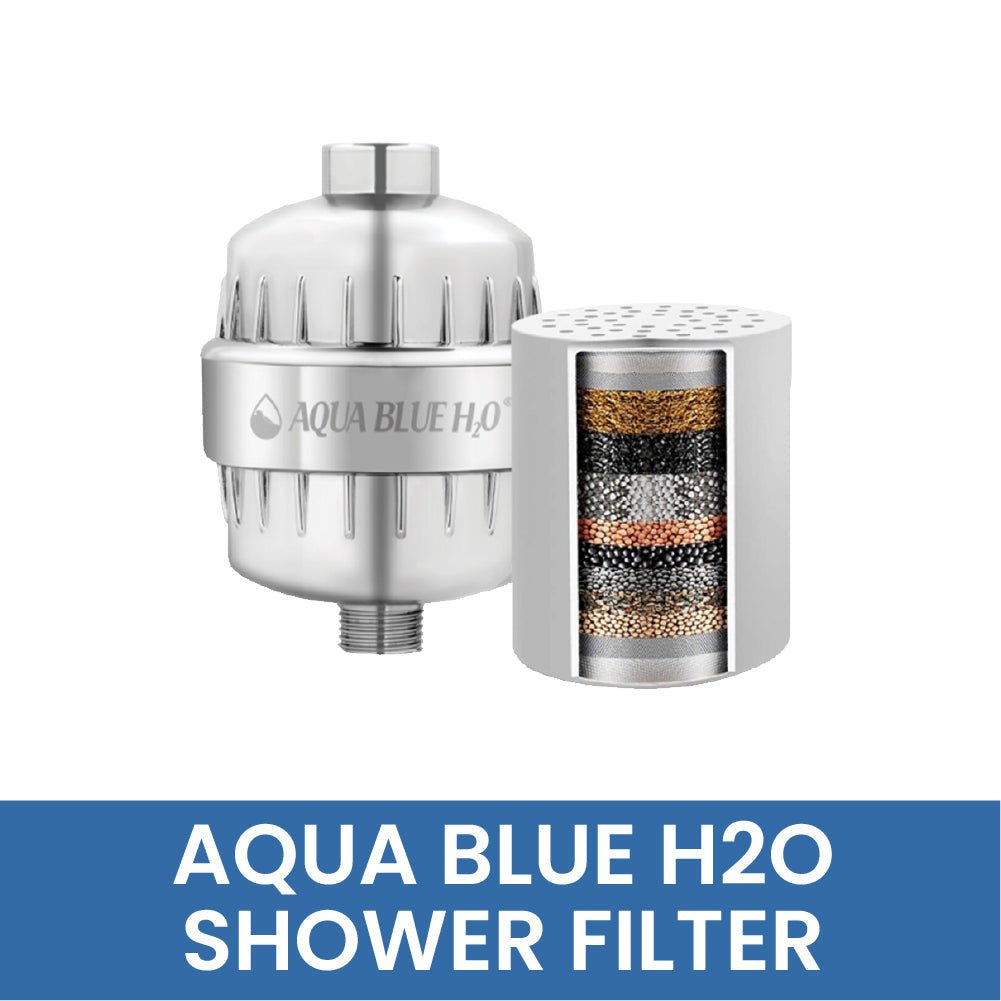 AQUA BLUE H2O SHOWER FILTER - WATER FILTER DISTRIBUTORS