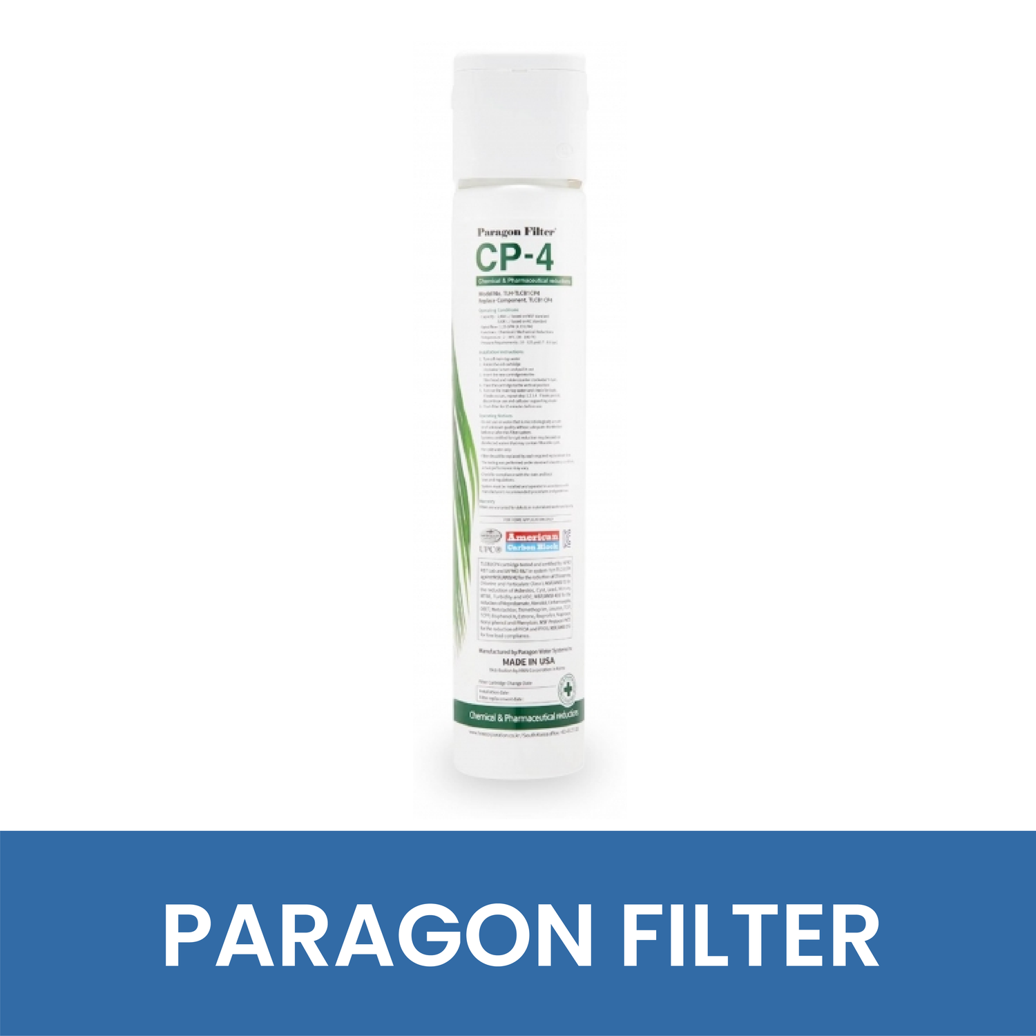 PARAGON FILTER - WATER FILTER DISTRIBUTORS
