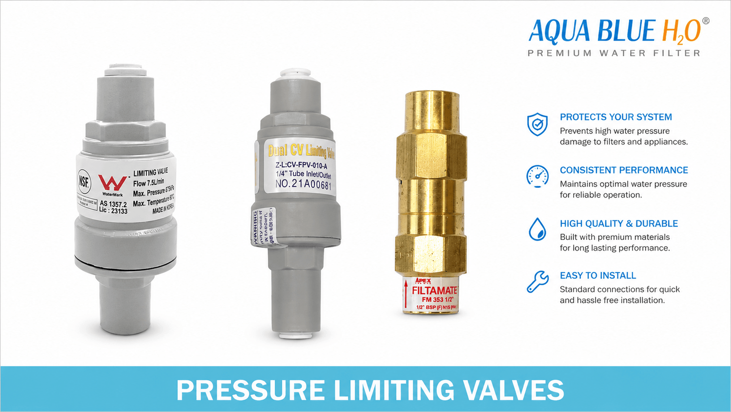 Pressure Limiting Valves - WATER FILTER DISTRIBUTORS