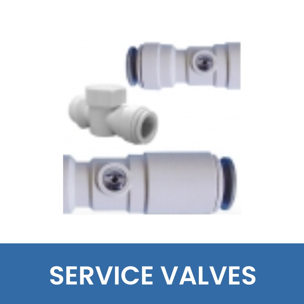SERVICE VALVES - WATER FILTER DISTRIBUTORS