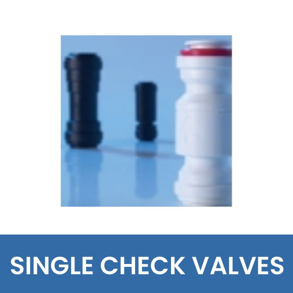SINGLE CHECK VALVES - WATER FILTER DISTRIBUTORS