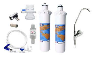 1 Micron Under Sink Water filter system Made in USA replace every 1 year - WATER FILTER DISTRIBUTORS