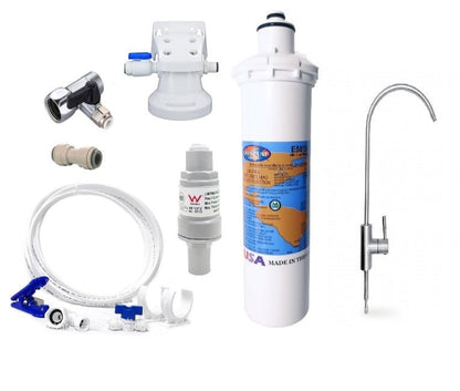 1 Micron Under Sink Water filter system Made in USA replace every 1 year - WATER FILTER DISTRIBUTORS