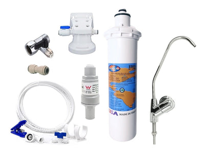 1 Micron Under Sink Water filter system Made in USA replace every 1 year - WATER FILTER DISTRIBUTORS