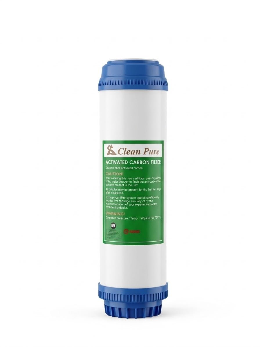 10" GAC Activated Carbon Water Filter Cartridge – Taste & Odour Filter - WATER FILTER DISTRIBUTORS