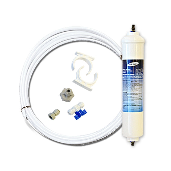 1x Samsung Genuine DA29-10105J External Inline Fridge Water Filter plus Tube Hose kit SET