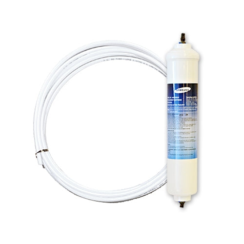 1x Samsung Genuine DA29-10105J External Inline Fridge Water Filter plus Tube Hose kit SET
