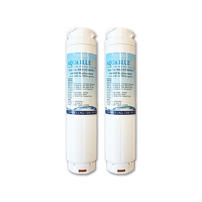2x 644845/ 740560 9000-077104 UltraClarity Fridge Filter for Bosch Replacement  by Aqua Blue H2O
