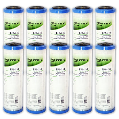 Pentek  ® EPM-10 Carbon Block Filter Cartridge, 9-3/4" x 2-7/8", 10 Microns
