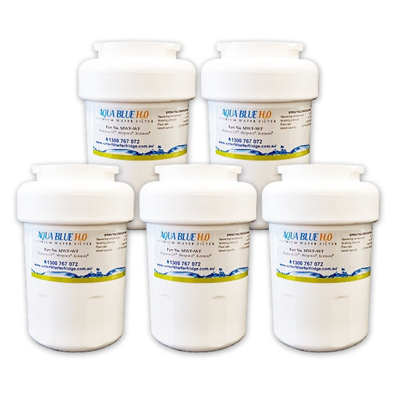 GE MWF MWFP SmartWater Internal Fridge Model CZS25TSESS Water Filter by Aqua  Blue H2O