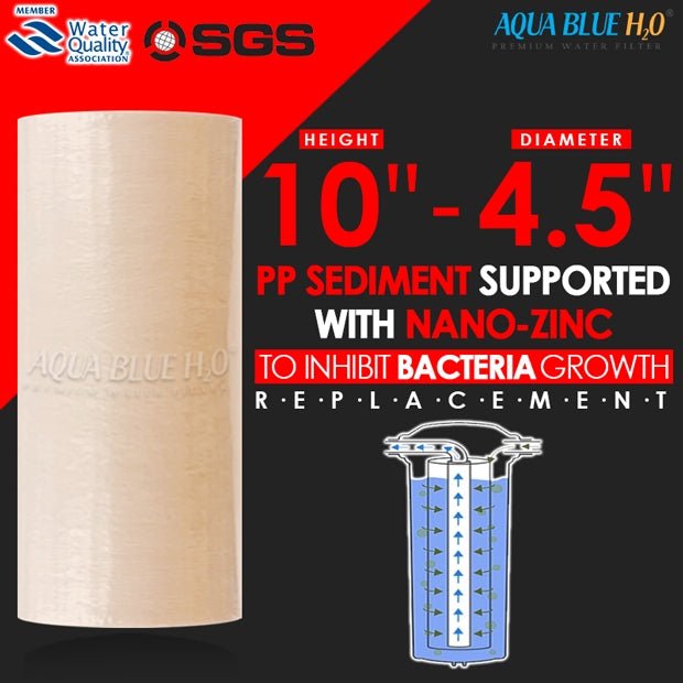 10x 4.5" Whole house water filter system Bacteria removal suitable for Rainwater tank or main water WATER FILTER DISTRIBUTORS