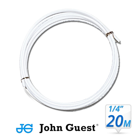   Back To Listing John Guest 1/4" Tubing High Pressure White 1 Metre