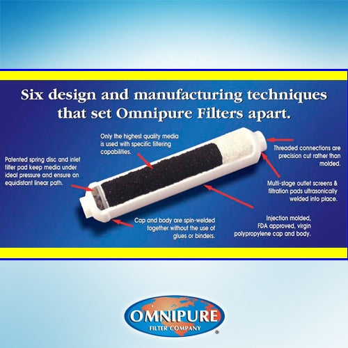 K5520  or  K5520 BB  Omnipure Carbon Block Inline Filter- made in USA