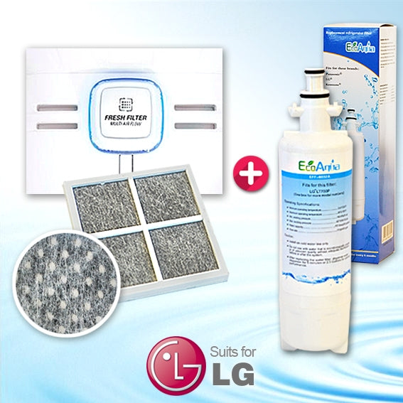 LG Replacement Water Filter LT700P + LT120F Generic Air Filter