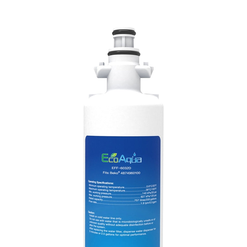 EcoAqua Fridge Filter EFF-6032D suits Beko