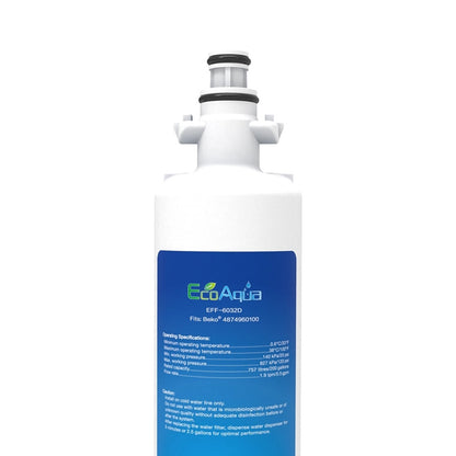 EcoAqua Fridge Filter EFF-6032D suits Beko