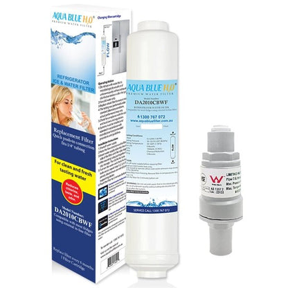 1/4" Tube 350kpa / 50 PSI Pressure Limiting Valve with Inline External Water Filter - WATER FILTER DISTRIBUTORS