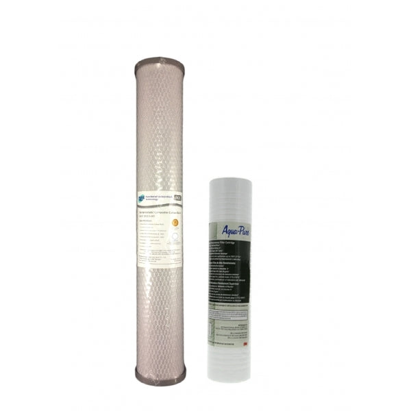 Aqua-Pure Twin Whole House Water Filter System AP212