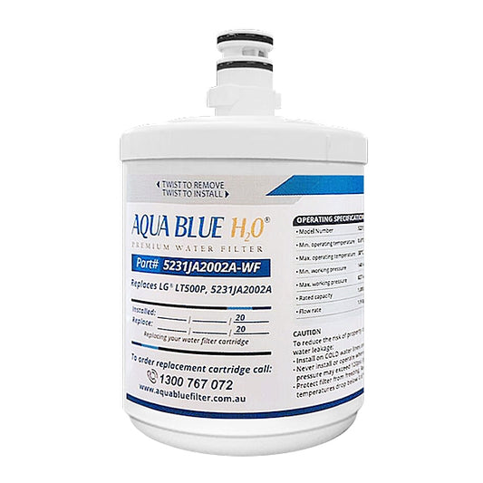 ADQ72910901 ECO AQUA EFF-6005A LG Generic Water Filter Replacing 5231JA2002A, LT500P 