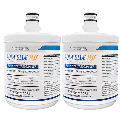 ADQ72910901 ECO AQUA EFF-6005A LG Generic Water Filter Replacing 5231JA2002A, LT500P 