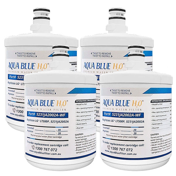 ADQ72910901 ECO AQUA EFF-6005A LG Generic Water Filter Replacing 5231JA2002A, LT500P 