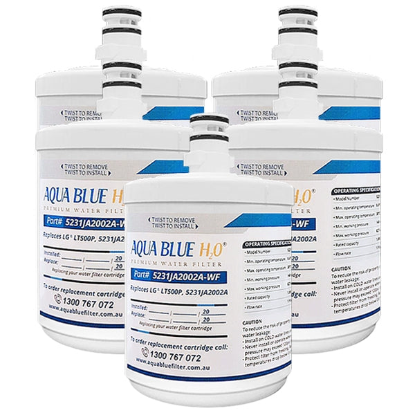 ADQ72910901 ECO AQUA EFF-6005A LG Generic Water Filter Replacing 5231JA2002A, LT500P 