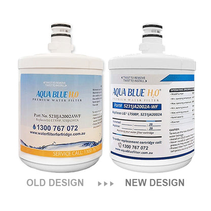 ADQ72910901 ECO AQUA EFF-6005A LG Generic Water Filter Replacing 5231JA2002A, LT500P 