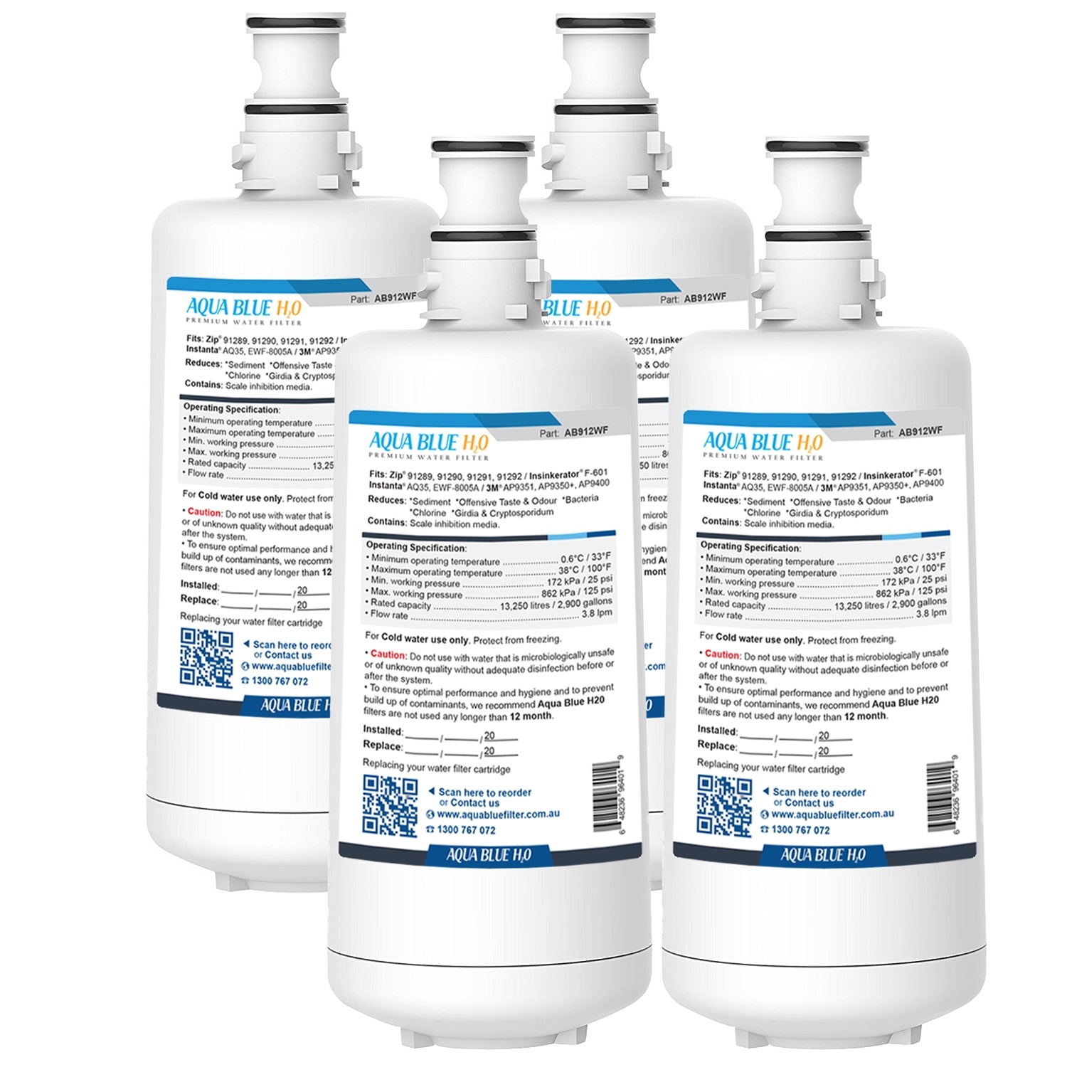 ZIP 3 Micron  GlobalPlus Generic Replacement Water Filter 91292