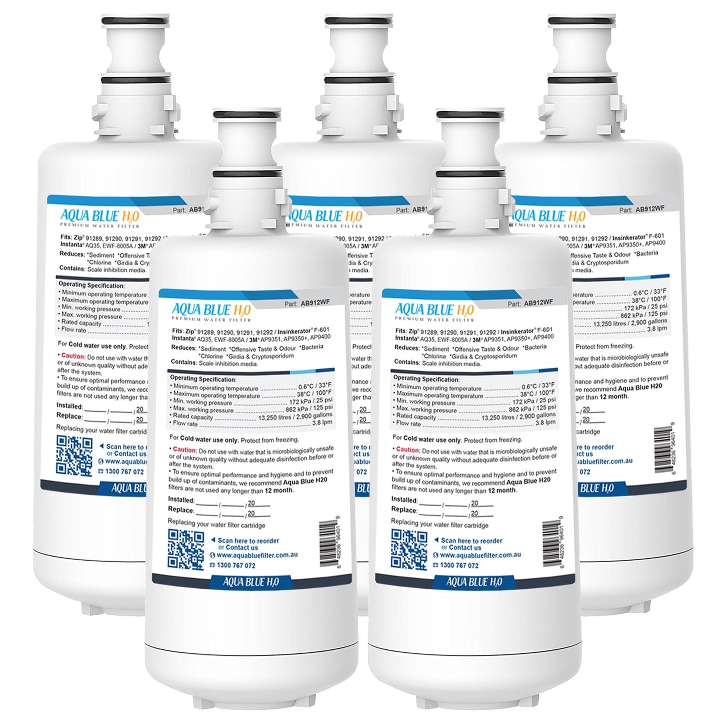 ZIP 3 Micron  GlobalPlus Generic Replacement Water Filter 91292