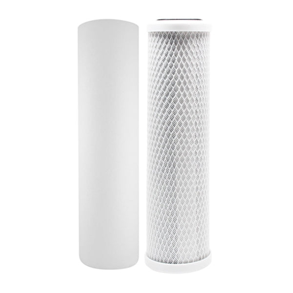 OmniFilter ROR2000-S-05 Reverse Osmosis Replacement Filters Set - Activated Carbon Block Filter, Sediment Filter