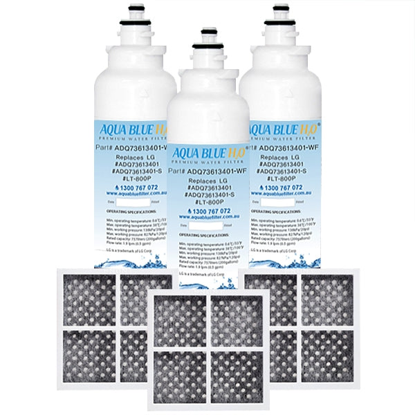 LG Replacement Water Filter LT800P(ADQ73613401) with LG Air Filter LT120F(ADQ73214404)