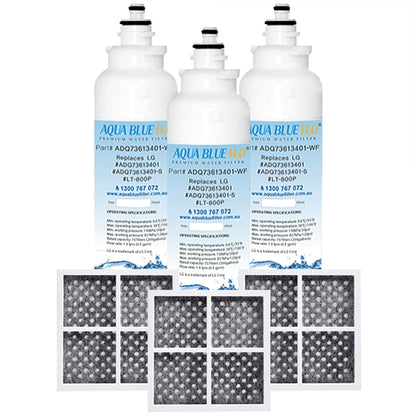 LG Replacement Water Filter LT800P(ADQ73613401) with LG Air Filter LT120F(ADQ73214404)