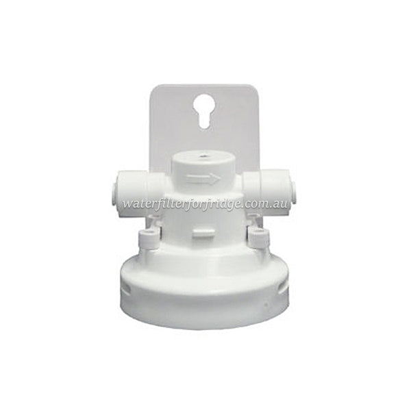 Omnipure L Series L5320 Water Filter RV 6" with L-Series Valved Head with 1/4" Quick Connect Fittings