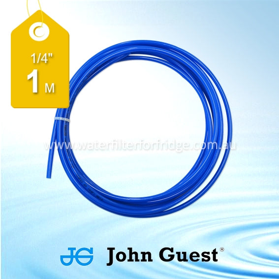 John Guest 1/4" Tubing High Pressure Blue 1 Metre