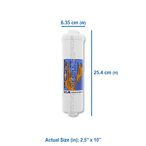 CARAVAN AND  BOAT  FILTER  IN LINE  EXTERNAL  SINGLE  FILTER  BY OMNIPURE 