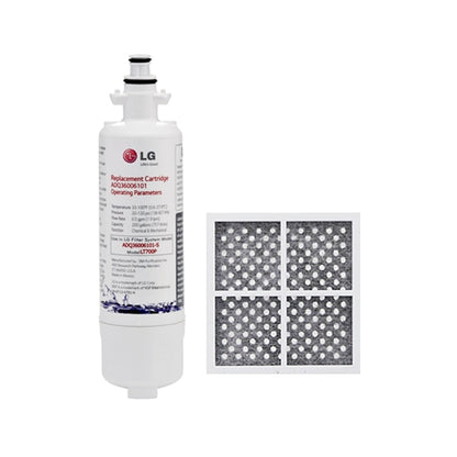 LG ADQ36006101 LT700P Genuine Fridge Filter + Air Filter LT120F