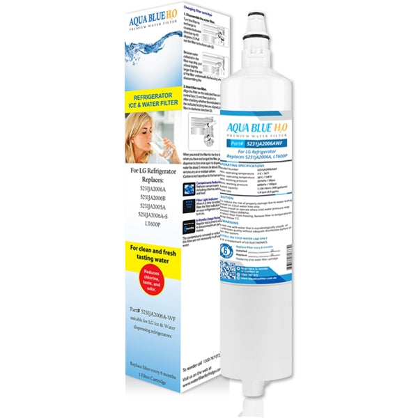 LG 5231JA2006A/LT600P FRIDGE WATER FILTERS BY  AQUA  BLUE H20 