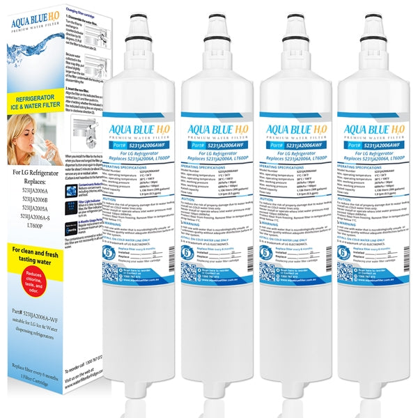 LG 5231JA2006A/LT600P FRIDGE WATER FILTERS BY  AQUA  BLUE H20 