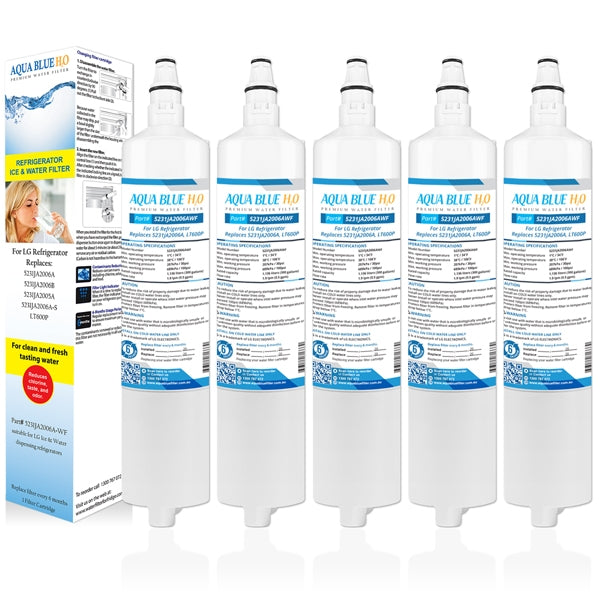 LG 5231JA2006A/LT600P FRIDGE WATER FILTERS BY  AQUA  BLUE H20 