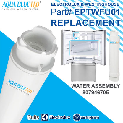 ELECTROLUX  and  WESTINGHOUSE Fridge Filter EPTWFU01 807946705
